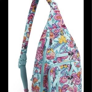 NWT VB Disney Micky’s Colorful Garden sling!🎒